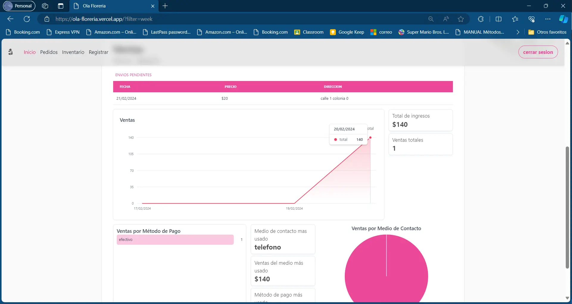 Flower Shop Administrator